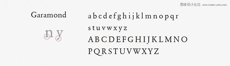 体一款正统风格的罗马衬线字体,运笔保留了书写要素,如小写字母e向上
