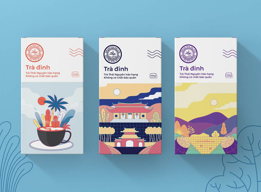tra dinh优秀的茶包装设计欣赏,ps教程,素材中国网