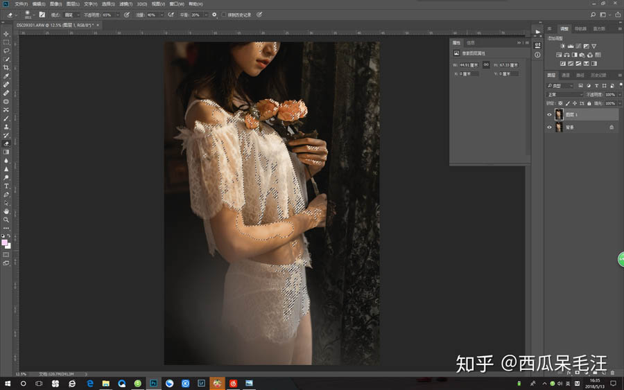 Photoshop调出室内美女朦胧艺术效果,PS教程,素材中国网