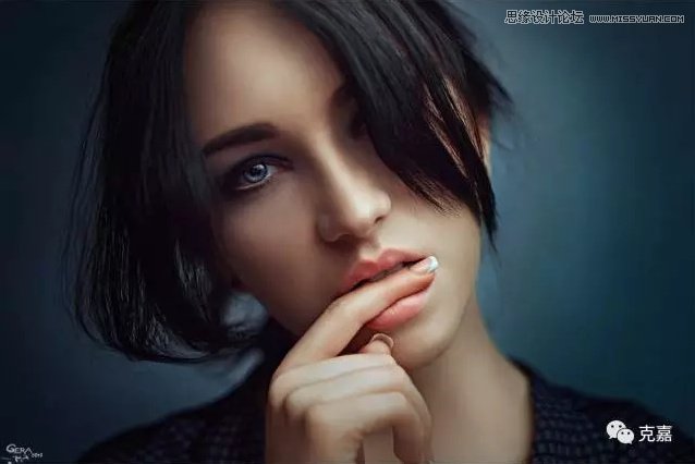Photoshop给俄罗斯美女人像增加质感肤色,PS教程,素材中国网