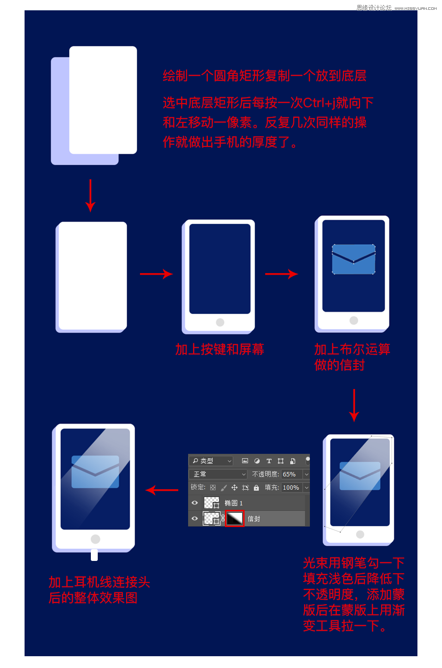 Photoshop绘制卡通风格的太空狗插画,PS教程,素材中国网