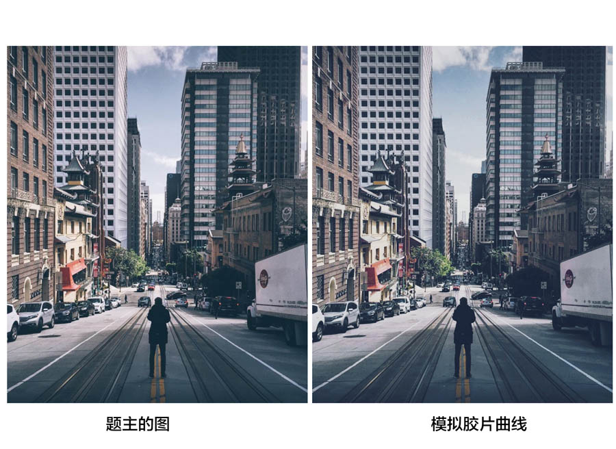 Photoshop调出欧美电影胶片风格的建筑照片,PS教程,素材中国网