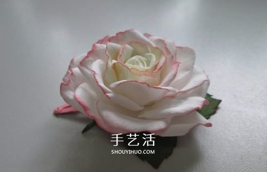 海绵纸手工制作玫瑰花的方法 逼真到难分真假！ -  