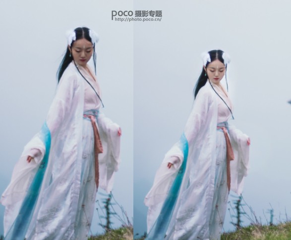 Photoshop制作唯美仙境场景的古风人像,PS教程,素材中国网