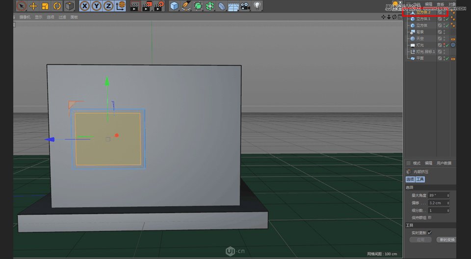 C4D制作卡通风格的便利店建模教程,PS教程,素材中国网