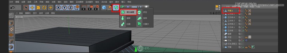 C4D制作卡通风格的便利店建模教程,PS教程,素材中国网