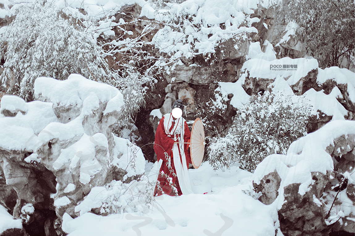 Photoshop调出冷色风格的冬季雪景照片,PS教程,素材中国网