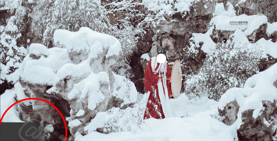 Photoshop调出冷色风格的冬季雪景照片,PS教程,素材中国网