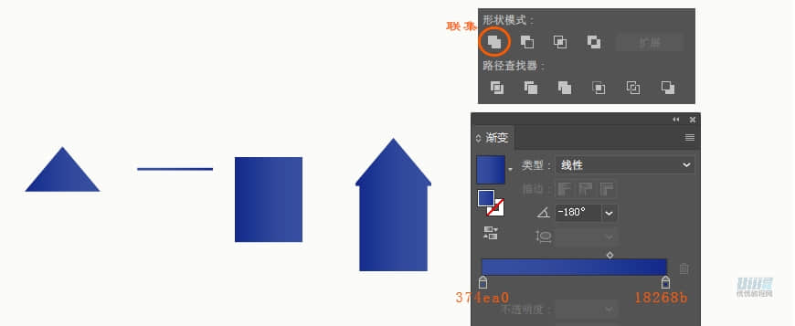 Illustrator绘制磨砂噪点风格的海边插画,PS教程,素材中国网