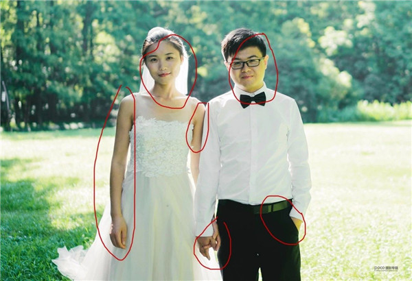 Photoshop调出夏季小清新风格的婚纱外景,PS教程,素材中国网