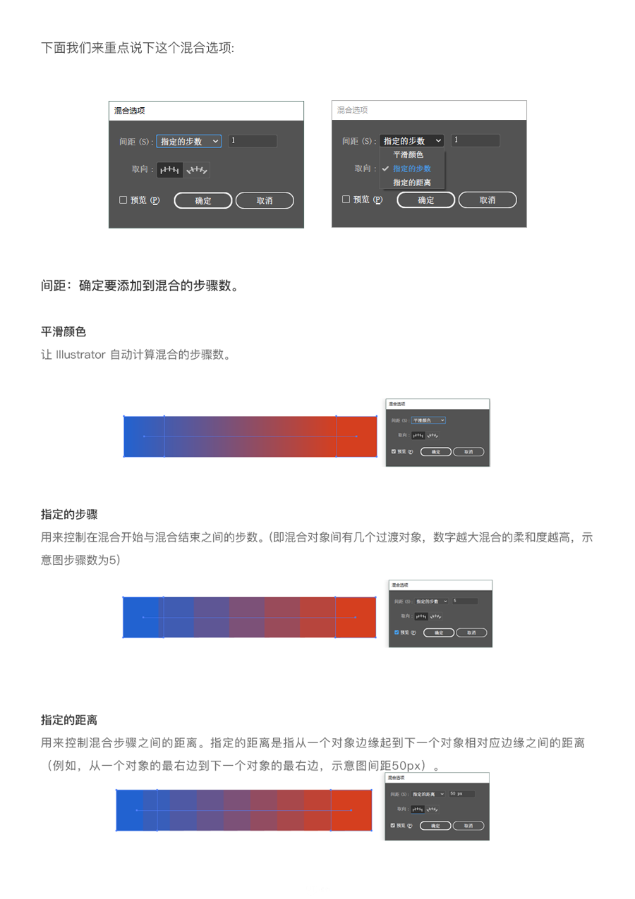Illustrator详细解析混合工具的使用方法,PS教程,素材中国网