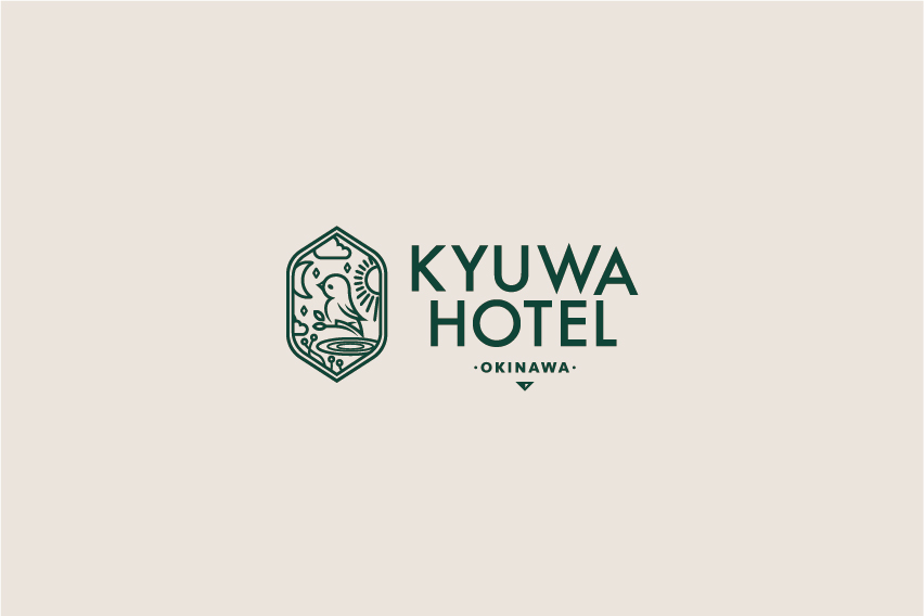 冲绳kyuwa hotel酒店标志设计欣赏