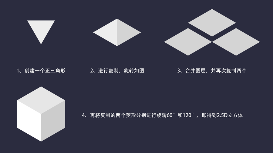 Illustrator快速制作2.5D插画教程,PS教程,素材中国网