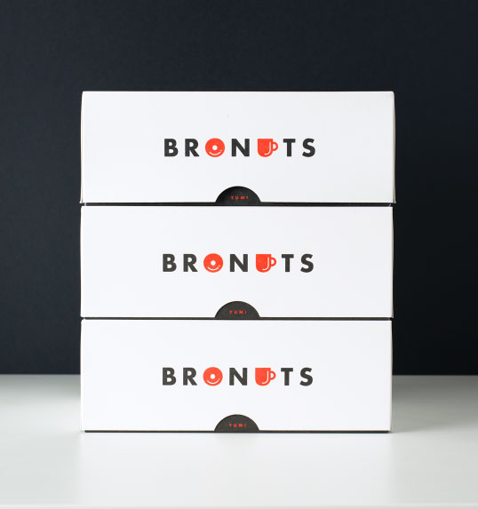 Bronuts咖啡店品牌包装设计欣赏,PS教程,素材中国网