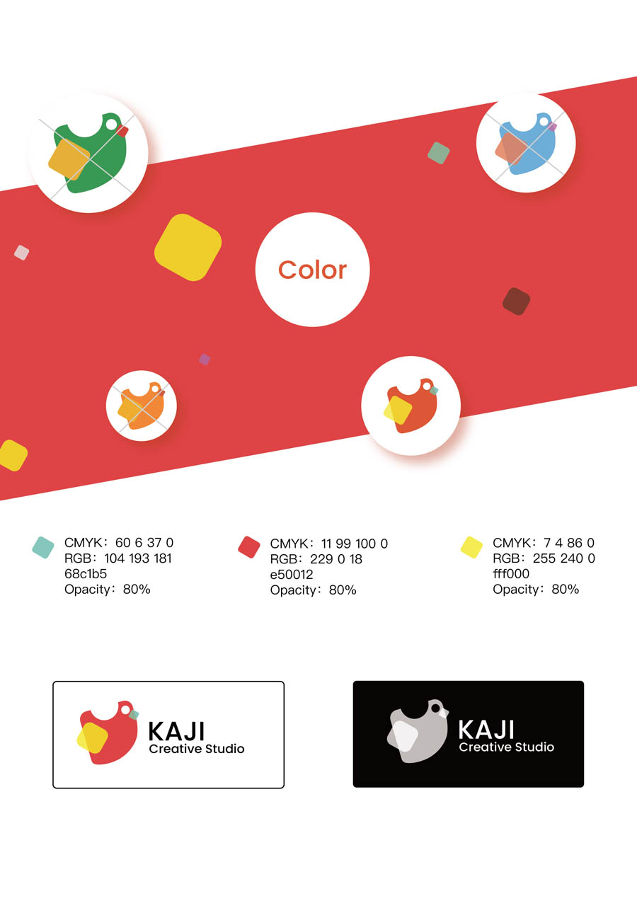 KAJI品牌优秀的LOGO设计欣赏,PS教程,素材中国网