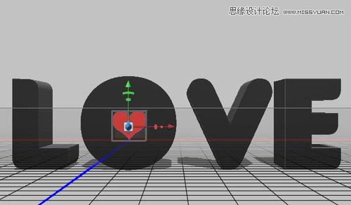 Photoshop制作银色纹理的LOVE艺术字,PS教程,素材中国网