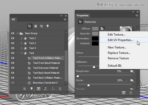 Photoshop制作银色纹理的LOVE艺术字,PS教程,素材中国网